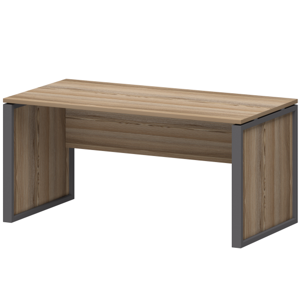 Стол руководителя Аргентум-М НТМ-160 1600x800x750 (Дуб сафари/Антрацит)