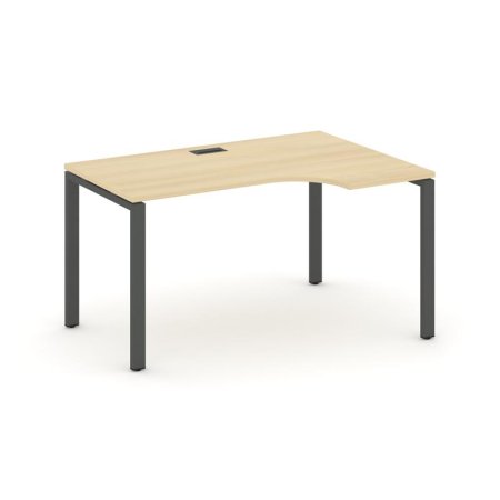 Стол рабочий эргономичный SN-6P.SPA-021(R) (1380х800/980х750) (Акация Лорка/Металл Антрацит)