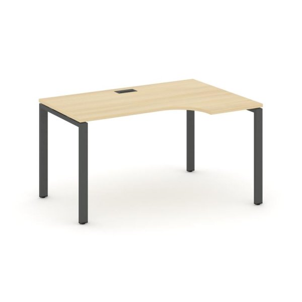 Стол рабочий эргономичный SN-6P.SPA-021(R) (1380х800/980х750) (Акация Лорка/Металл Антрацит)