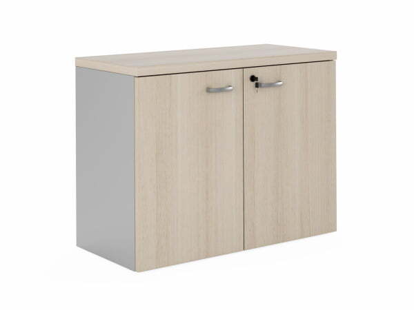 Шкаф с деревянными дверями Flash FLS327 900x420x707 (Дуб)