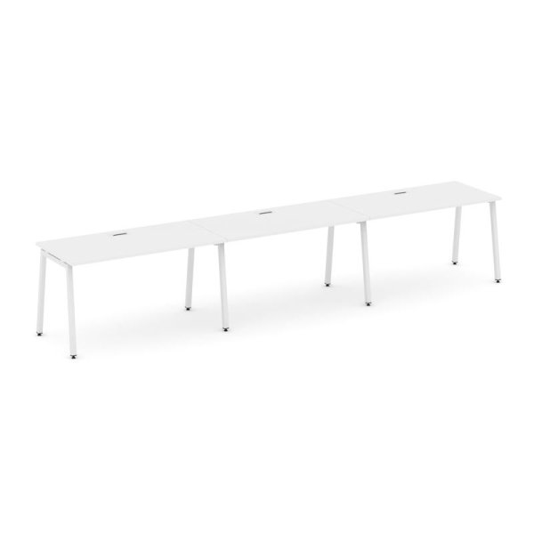 Рабочая станция 1 сторонняя SN-4A.ORS-054 (4740х800х750) (Белый/Металл Белый)