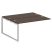Проходной наборный элемент рабочей станции Metal System Style БО.ПРС-СП-2.4 1600x1475x750 (Дуб Наварра/Серый металл)