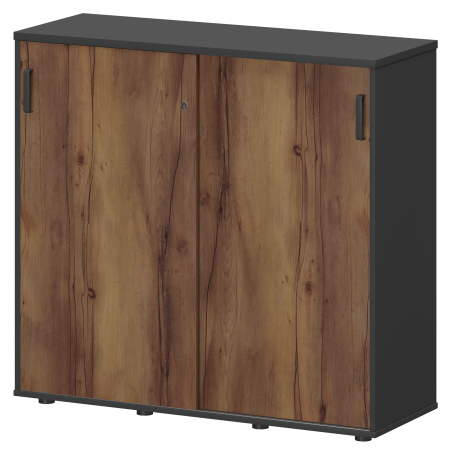 Тумба-купе Смарт СМТ-12.11К Тип1 1236x444x1175 (Графит/Таксония)