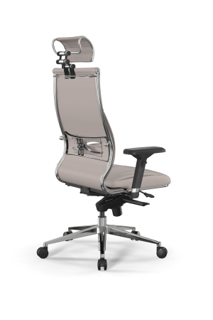 Кресло для руководителя Метта Samurai L2-11D - Infinity /Kc06/Wm06/D04P/H2cL-3D(M06.B32.G11.W03) (Светло-бежевый)