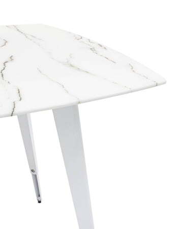 Стол обеденный Ричмонд 100*100 белый стеклянный (Стол обеденный Ричмонд белый)