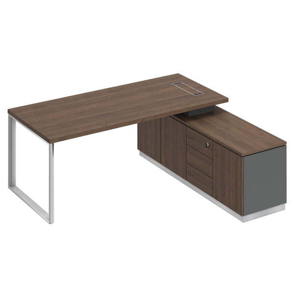 Стол для переговоров Bravo БР 155 2200x1100x750 (Дуб гладстоунСерый)