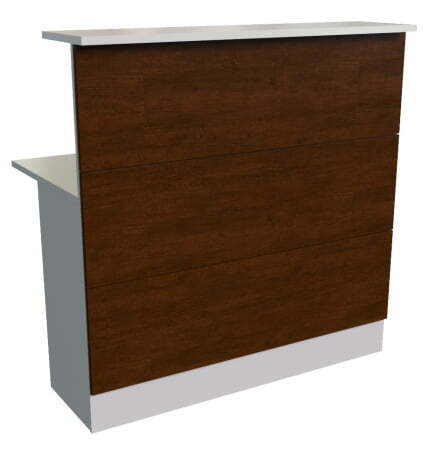 Модуль прямой 100 Steel R 15100 1000x690x1200 (Дуб темный)