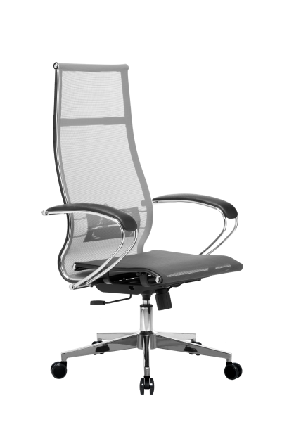 Кресло для руководителя Метта МЕТТА-7(MPRU)/подл.131/осн.004 (Серый)