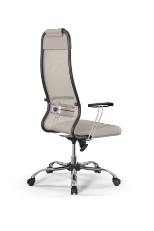 Кресло для руководителя Метта Sit 10 B1-115T - X2+Extra /Um00/Wm12/T1bp-c(M09.B21.G20.W01) (Светло-бежевый)