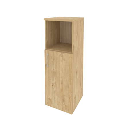 Шкаф средний узкий правый Onix O.SU-2.1R 400x420x1207 (Тиквуд Светлый)