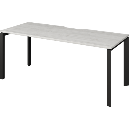 Стол на металлокаркасе Аргентум-МП НТМП.П-200 2000x730x750 (Сосна винтер/Антрацит)
