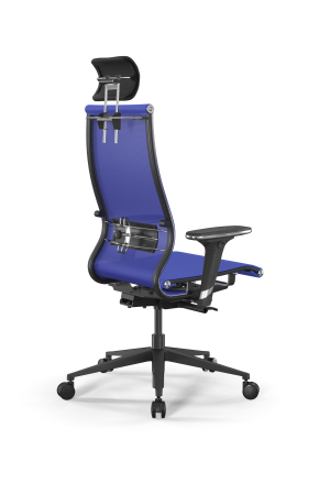 Кресло для руководителя Метта SynchroSit 10 B2-107D - T /Km00/Nb00/D32P/H3mL-2D(M23.B11.G19.W03) (Васильковый)