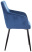 Кресло CH-380F сапфировый Italia 17 на ножках металл черный (Синий)