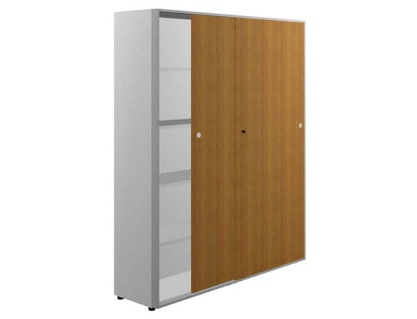 Шкаф высокий двери-купе Z2 GEEC17S  1720x490x2140 (Орех каналетто)