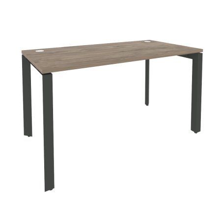 Стол рабочий на П-образном м/к Onix O.MP-SP-3.7 1380x720x750 (Тиквуд Темный/Черный металл)