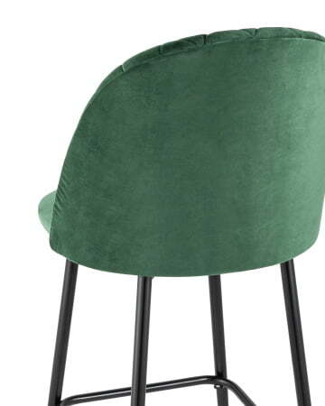 Стул барный Марсель велюр зеленый (Стул барный Марсель зеленый)