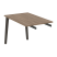 Брифинг-приставка на деревянных опорах Onix Wood Direct OW.BR-11 1180x720x750 (Тиквуд Темный/Дуб Светлый)