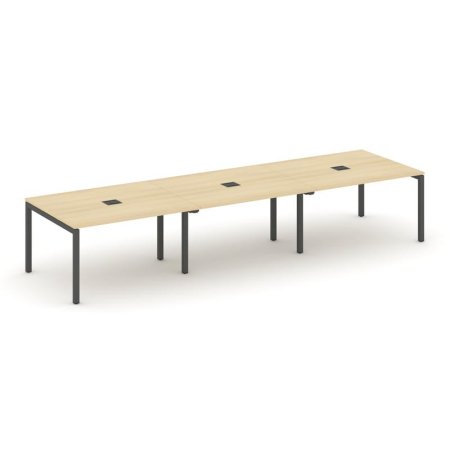 Стол переговорный SN-5P.SPRG-053 (4410х1180х750) (Акация Лорка/Металл Антрацит)