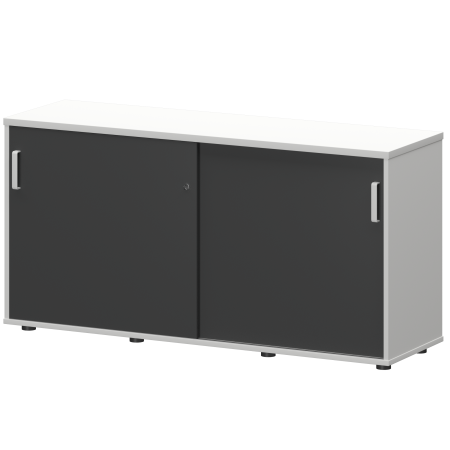 Тумба-купе Смарт СМТ-15.7К Тип1 1496x444x750 (Белый/Графит)