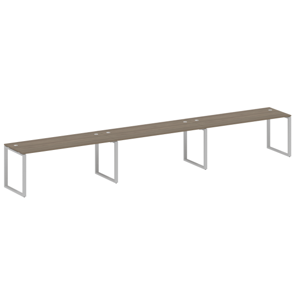 Рабочая станция Metal System Style БО.СМ-3.5 5400x720x750 (Вяз/Серый металл)