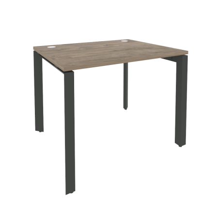 Стол рабочий на П-образном м/к Onix O.MP-SP-1.8 980x800x750 (Тиквуд Темный/Черный металл)