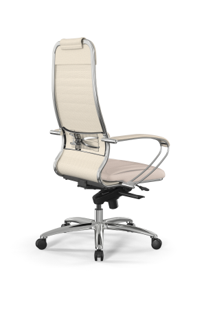 Кресло для руководителя Метта Samurai L1-4K - Infinity /Uc02/Wm06/K2cL(M06.B31.G04.W03) (Молочный)