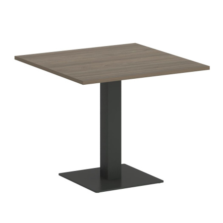 Стол квадратный VR.SP-5-90.2 900x900x750 (Вяз благородный/Антрацит Металл)