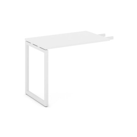 Брифинг-приставка SN-4O.BR-001 (580х600х750) (Белый/Металл Белый)