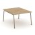 Рабочая станция 2 места ES.D.RS-2.2-VK (1180х1500х750) (Тиквуд Светлый/Металл Латте)
