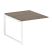 Проходной наборный элемент переговорного стола Metal System Style БО.ППРГ-1 1000x1235x750 (Дуб Наварра/Серый металл)