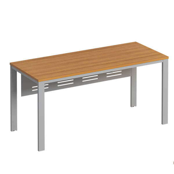 Стол письменный на металлокаркасе МП2 с металлическим экраном Формула ФР 193 1600x670x750 (Вяз светлыйСерый)