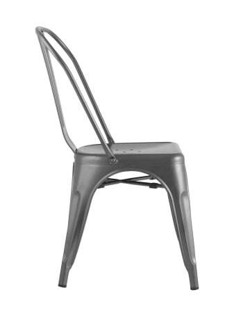 Стул TOLIX серебристый матовый (Стул Tolix серебристый, матовый)