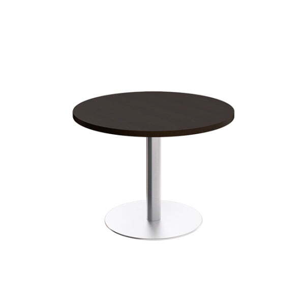 Стол для переговоров круглый на опоре-колонне Борн B 323 1100x1100x750 (Венге)