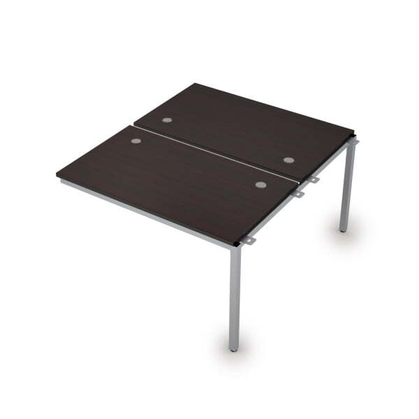 6МБС.278 Сдвоенные бенч-системы, средний модуль (1200x1435x750) (Венге/Алюминий матовый)