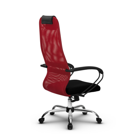 Кресло для руководителя Метта SU-B-8/подл.130/осн.003 (Красный)