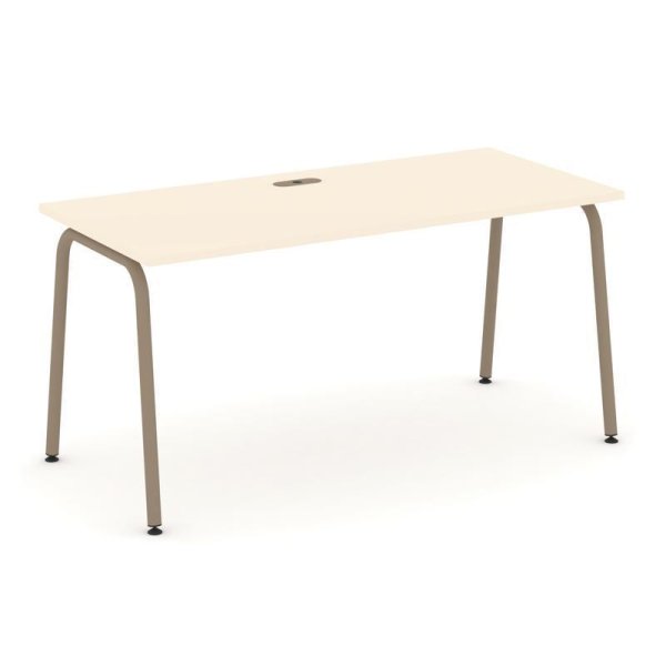 Стол рабочий ES.SP-4-LK (1580х730х750) (Сатин/Металл Латте)