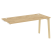 Стол-приставка к опорным элементам на деревянных опорах Onix Wood OW.SPR-4.7 1580x720x750 (Тиквуд Светлый/Дуб Темный)