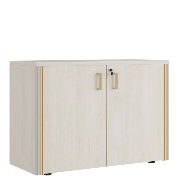 Греденция с декоративными элементами Chicago CHG243402 1000x420x700 (Дуб Шамони светлый)