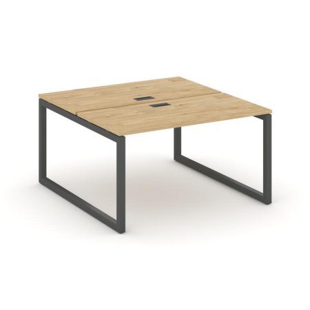 Рабочая станция 2-х сторонняя SN-5O.DRS-011 (980х1432х750) (Тиквуд Светлый/Металл Антрацит)