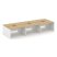 Рабочая станция 2-х сторонняя SN-D.DRS-073 (4140х1432х750) (Тиквуд Светлый/Антрацит)