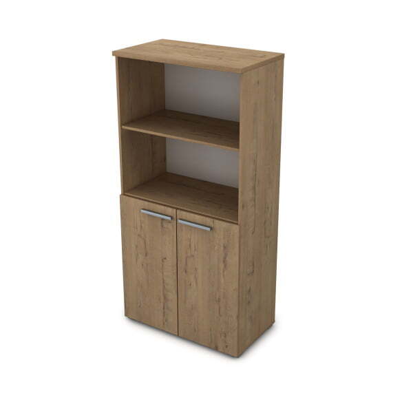 9Ш.004.4 Шкаф с открытой полкой (800x450x1645) (Teakwood)