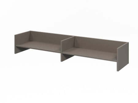 Надставка L-064 1408х330х244 (Трюфель)