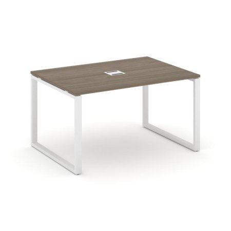 Стол переговорный SN-6O.SPRG-001 (980х980х750) (Вяз Благородный/Металл Белый)