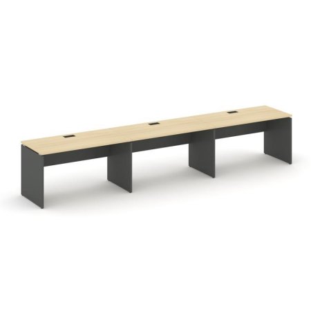Рабочая станция 1 сторонняя SN-D.ORS-032 (3540х600х750) (Акация Лорка/Антрацит)