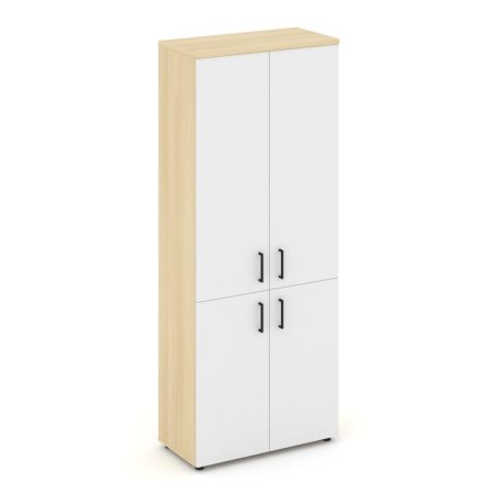 Шкаф высокий широкий SN.STS.E-104 (796х400х1982) (Акация Лорка/Белый)