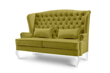 Диван 2-местный Lord (1670x830x1180) Горчичный (Горчичный)