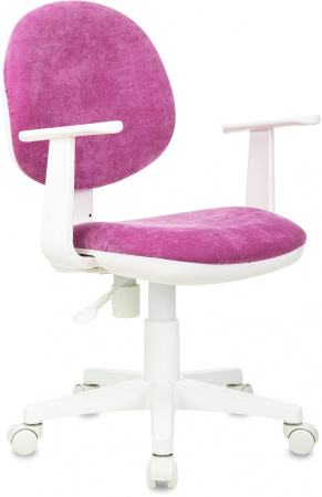 Кресло детское CH-W356AXSN малиновый Light-15 крестов. пластик пластик белый (Малиновый)