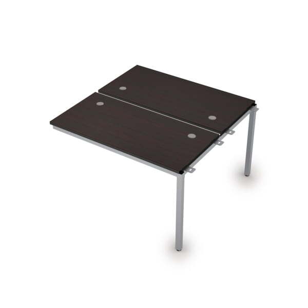 6МБС.268 Сдвоенные бенч-системы, средний модуль (1200x1235x750) (Венге/Алюминий матовый)