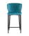 Стул полубарный Матео велюр темно-бирюзовый (Стул полубарный Матео темно-бирюзовый)