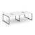 Рабочая станция 2-х сторонняя SN-4O.DRS-034 (3160х1232х750) (Тиквуд Светлый/Металл Антрацит)